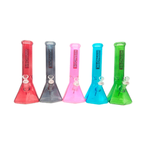 HYPNOTIK 12 INCH HEXAGON BONG, BLUE